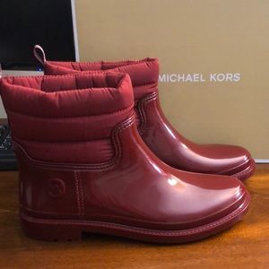 Michael Kors - Blakely Rainbootie - Brandy - sz 9m